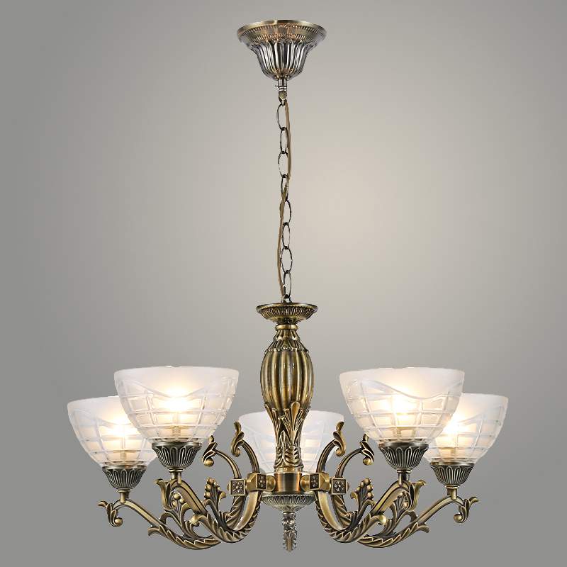 Люстра 74439/5  AB бронза 5x40W  E27