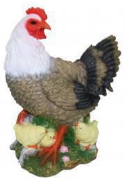 Курица  ФП362  с цыплятами большая 42см  
