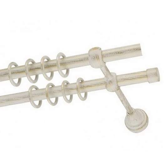 Карниз  DIY  16мм двойной (105) Белое золото  2.4