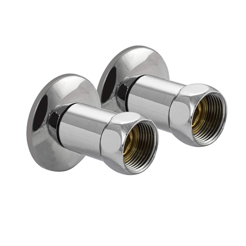 Американка хром/прям. к полотенцесуш. 3/4х 1/2  135  2шт