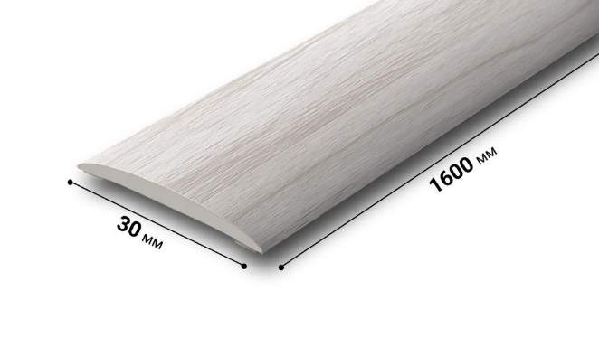 Порог  30мм 1,6м  Клен белый 267