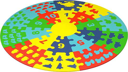 Пол мягкий развивающий Круг 