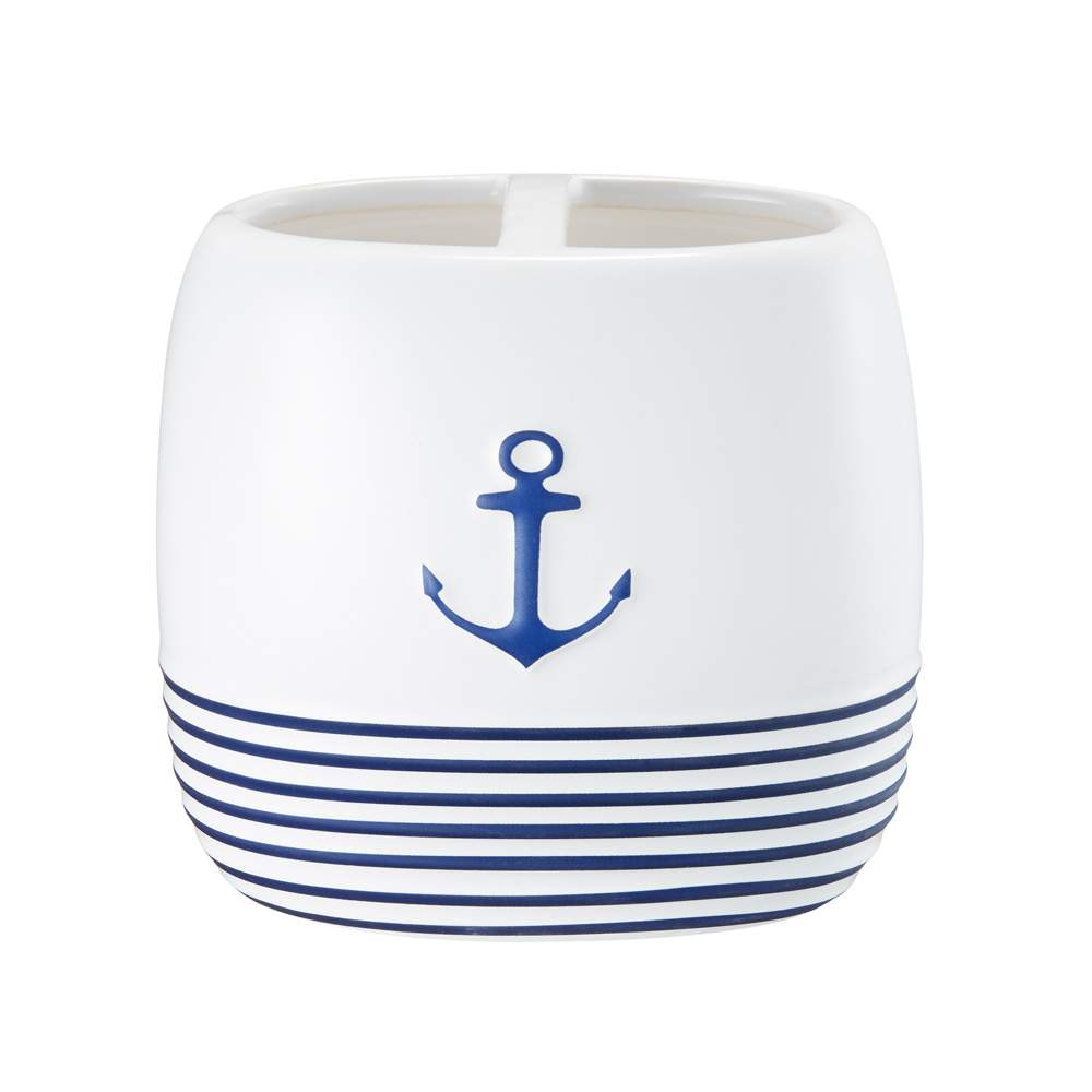 Стакан д/зубных щеток настольный, керамика, Royal Navy FOR-RN042