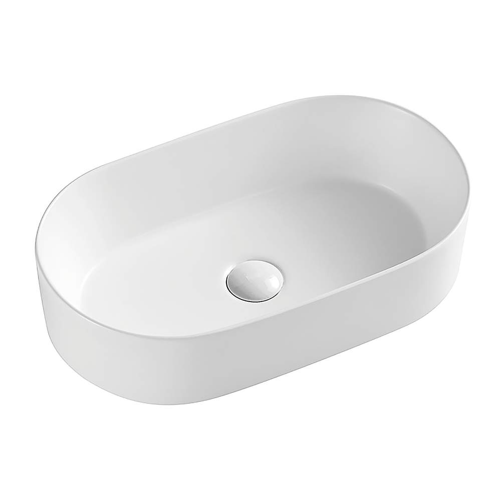 Раковина накладная AZ-1156 530*315*135мм белый глянец