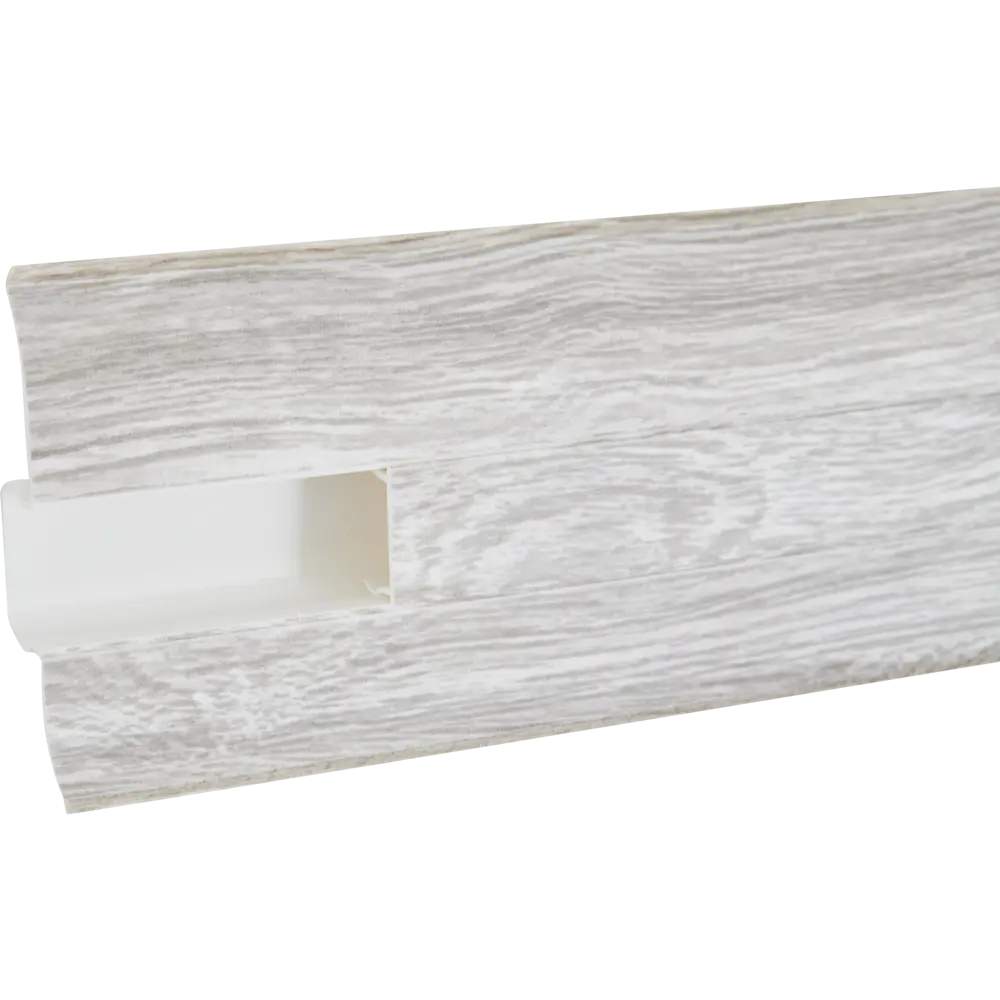 462М  Плинтус 65мм/25мм  Лидер  Дуб рейкьявик