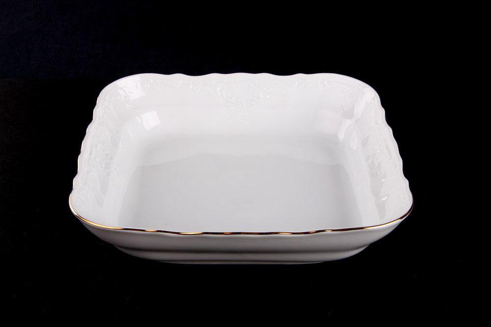 BERNADOTTE Отводка золото Салатник квадратный 25см ВЕ311011/03631/БТФ0143