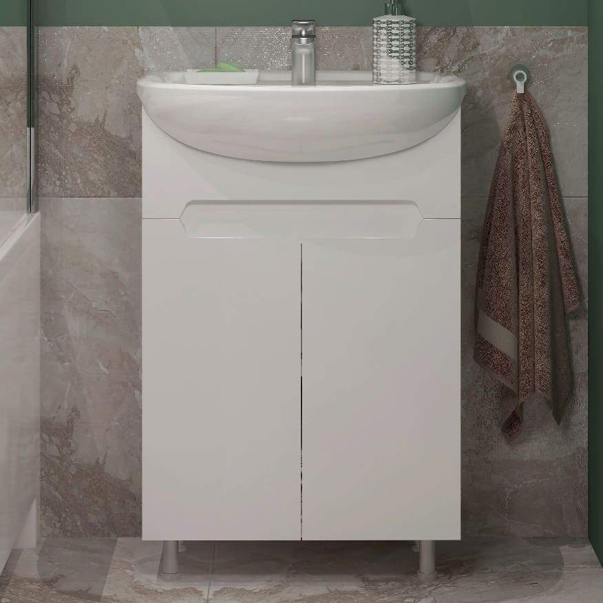 Тумба EVA GOLD  Paola 55 + умывальник Уют 550