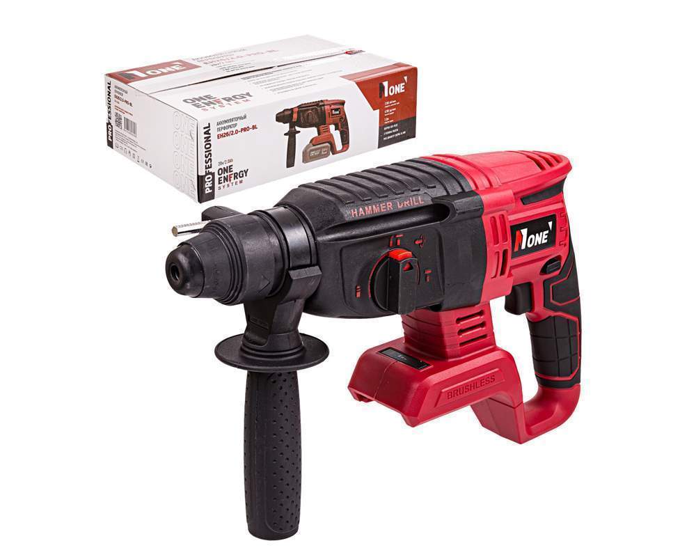 Перфоратор NUMBER ONE EH26/2.0-PRO-1BL  Без акк. и зар.устр.,26мм,2Дж