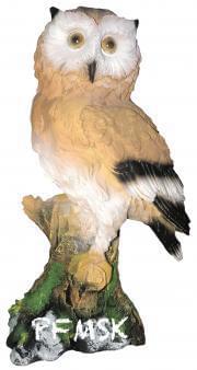 Сова  ФП044  на  пне 36см 