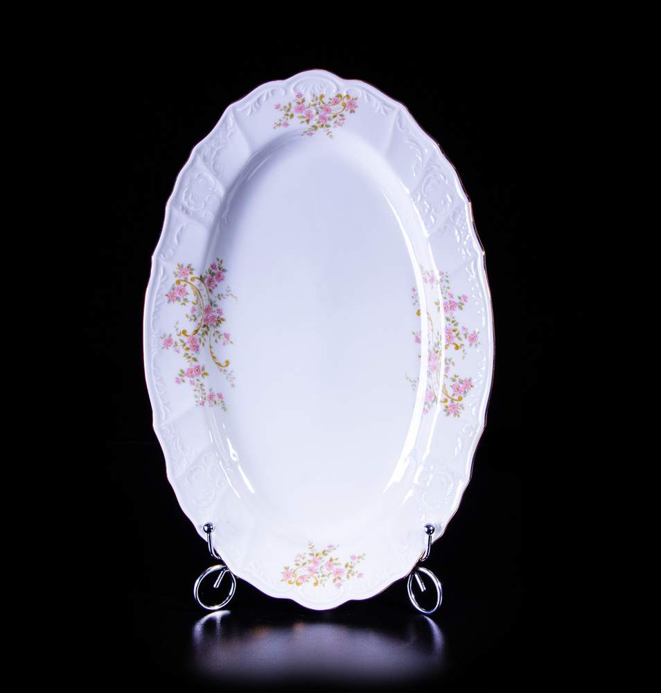 BERNADOTTE Флоретта Блюдо овальное 36см BE1767011 ЛЕФ2798