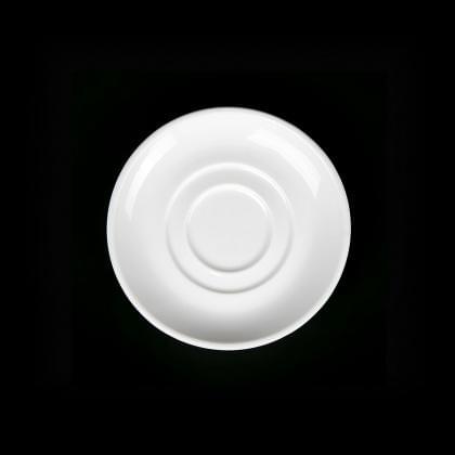 CORONE White Блюдце фк084 круглое 112мм к чашке фк085, фк087 (12/144)