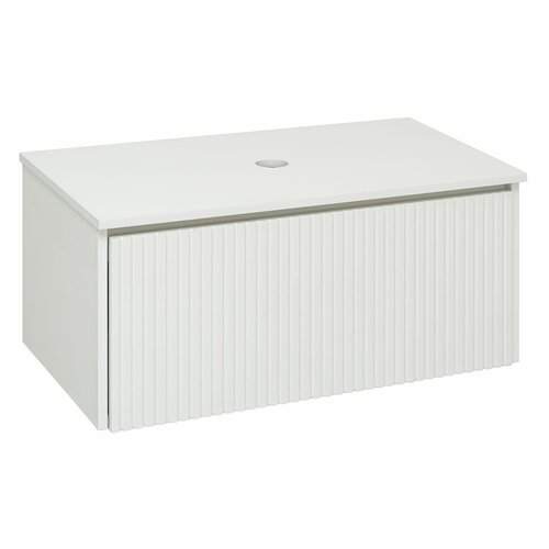 Тумба Monaco  1ящ.подвес.белый софт 80см 2080WFMON