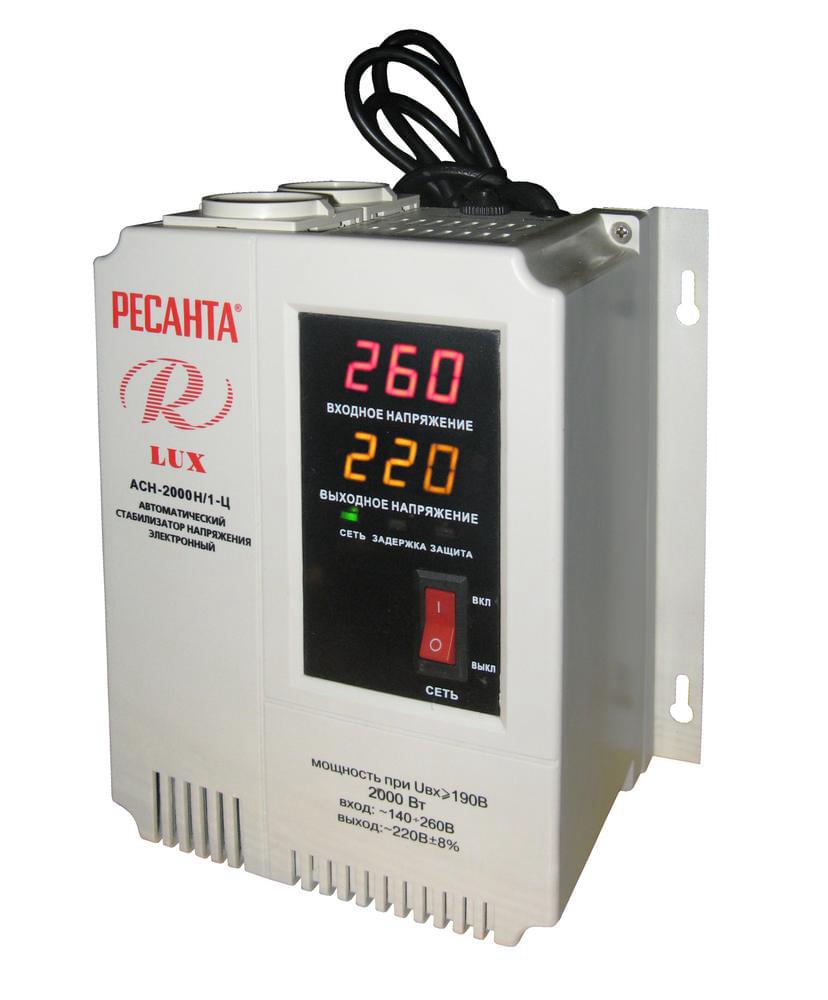 Стабилизатор АСН- 2000Н/1-Ц  Ресанта Люкс