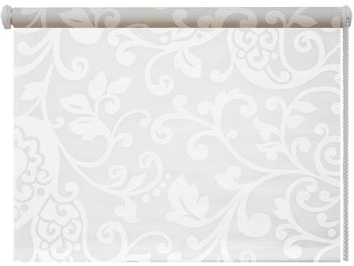 Штора рулонная универсальная с/з 80%   Ажур Белый  62*170