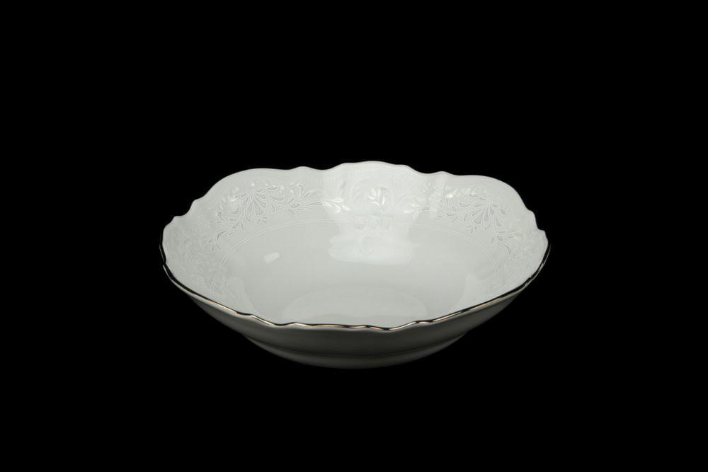 BERNADOTTE Отводка платина Салатник круглый 19см BE3632021/07077/БТФ0204