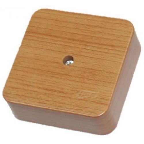 Коробка универ. для каб.-кан. 80х80х25мм дуб т/о  65005-08М