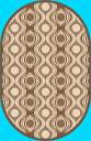 Ковер Татами  78010/23/1  1,4*2,0 овал