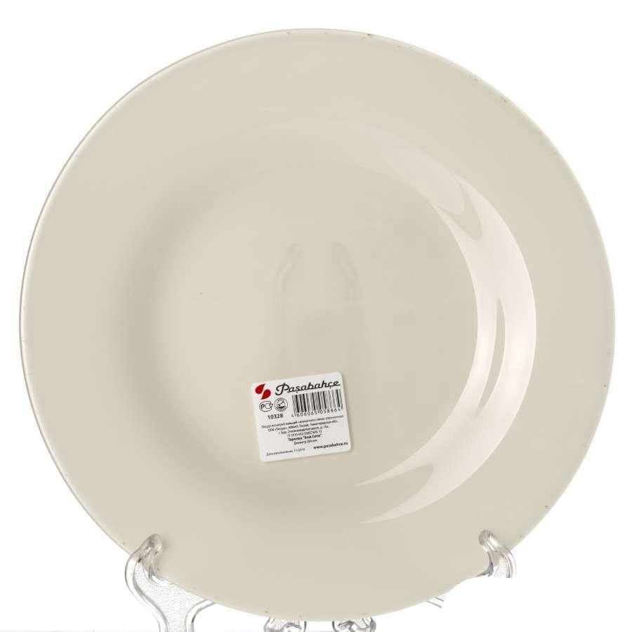 PASABAHCE Беж Сити Тарелка 10328SLBD39 260мм упроч.стекло