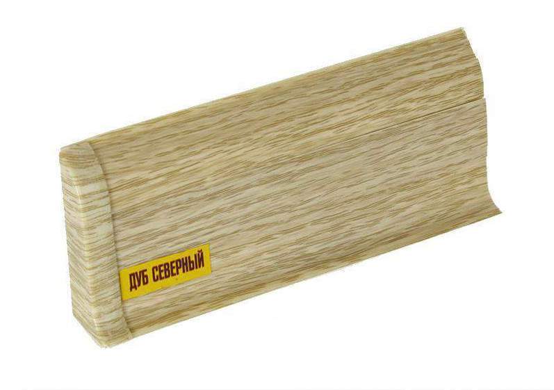 213 Плинтус н/п Идеал Комфорт, Дуб северный, 55мм/2,2м