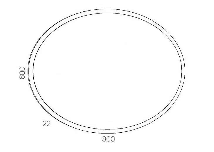Оливия НМ 013.17-01 Х  Зеркало  Дуб Сонома