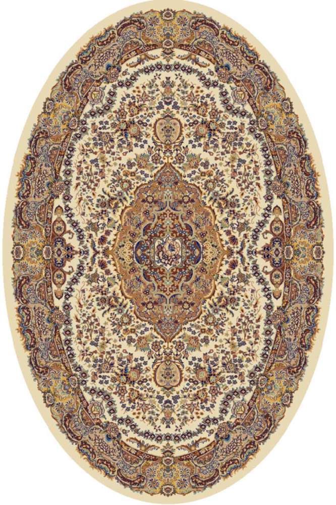 Ковер Silky  (YS) D-032/1001 Cream  2,0х3,0 овал