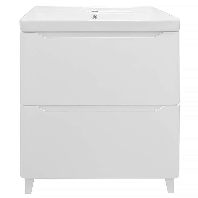 Тумба LOTOS 60/2 Н (615х475х835) напольная с раковиной Monte 60