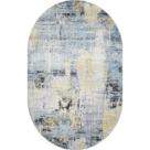 Ковер Bodrum A3334B/AS1 Blue/Gold   2,4х3,4  овал