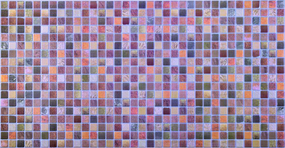 Панель ПВХ 0,4 мозаика "Античность коричневая" 4620772251873