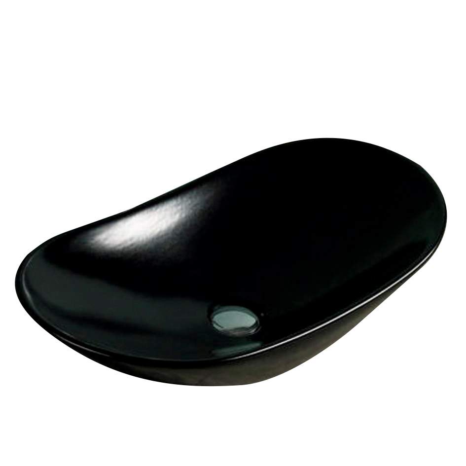 Раковина RD-7811MB накладная на столешницу Черный матов. 640х360х135мм