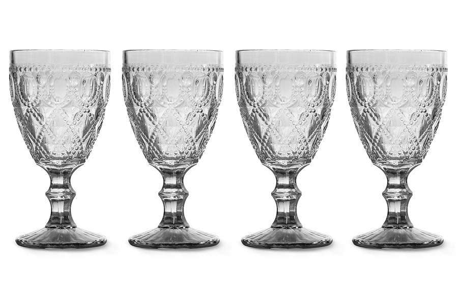 WD LIFESTYLE Dubai прозрачный Набор бокалов д/вина 400мл 4шт WD-475TR