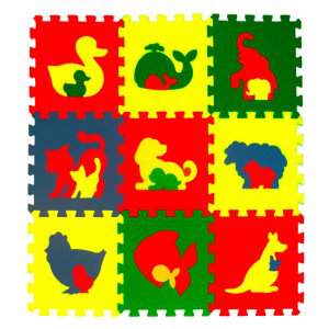 Пол мягкий универсальный Животные  33х33