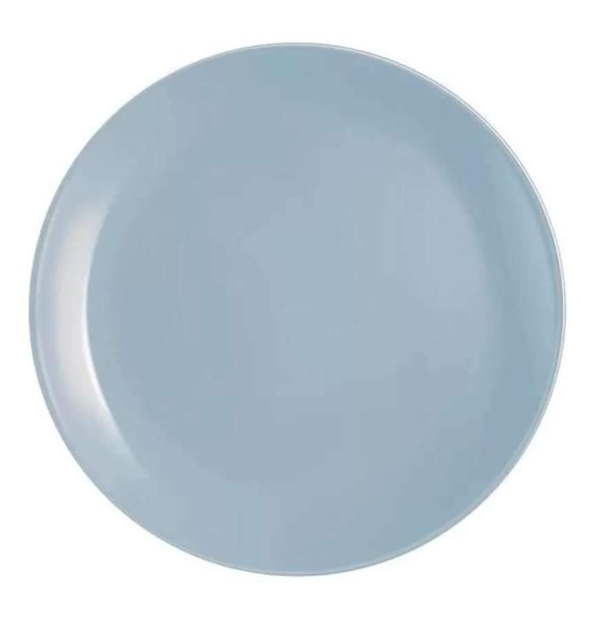 LUMINARC Дивали Лайт Блю Тарелка обеденная 25см P2610 (24)