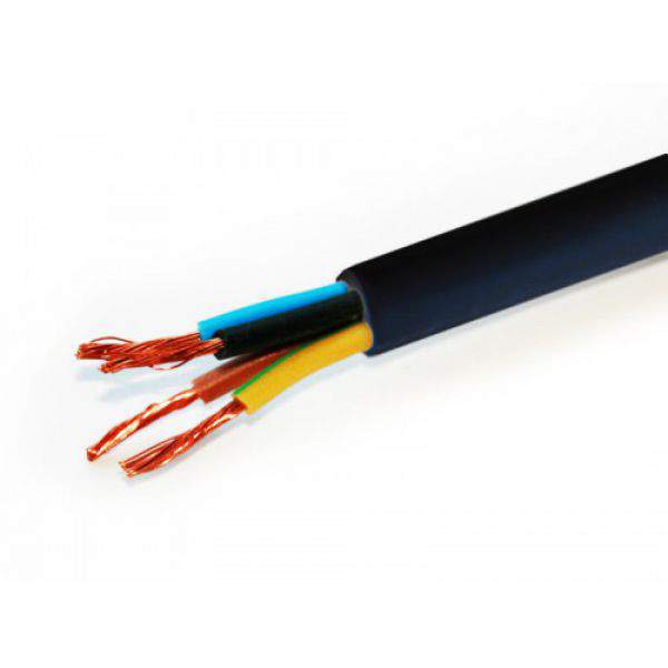 Провод ПВС 4х0,75 черный