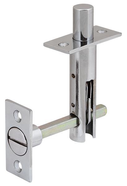 Задвижка торцевая TDB 860-24 CP  Хром 60мм