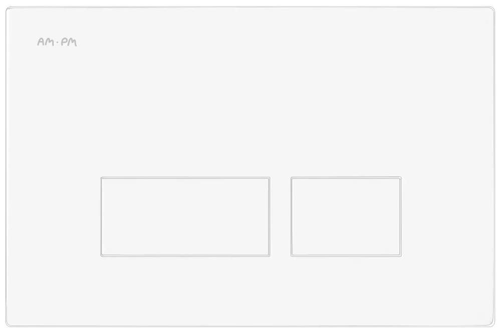 Клавиша  I047001 PRO S  д/инсталляции пневм.,пластик,белый