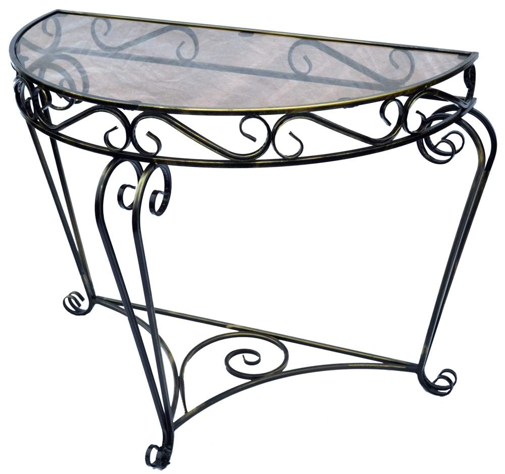 МЕТАЛЛ-ДЕКОР Столик №809 пристенный h67х83х42см 