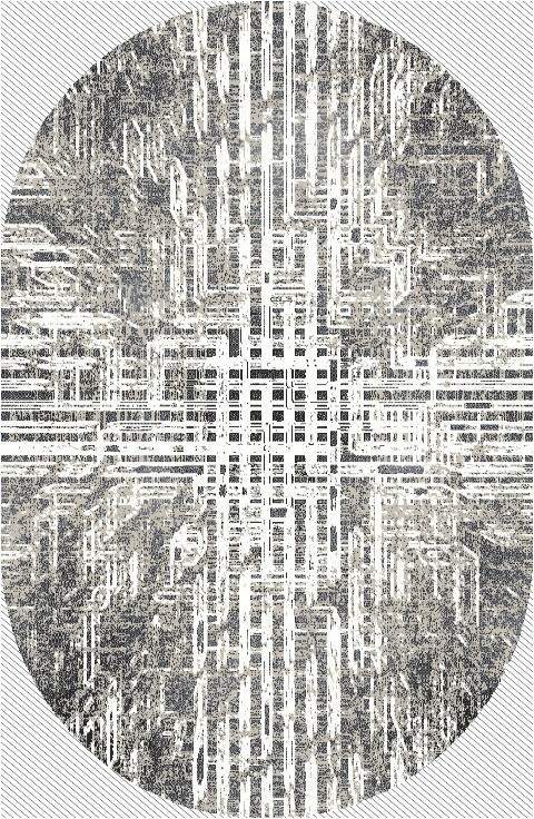 Ковер Альфа  88103-55  2,0х3,0 овал