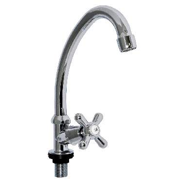 Смеситель BRIMIX  590  на кухню боков. шар. из высокопроч.пласт.АБС-хромир.