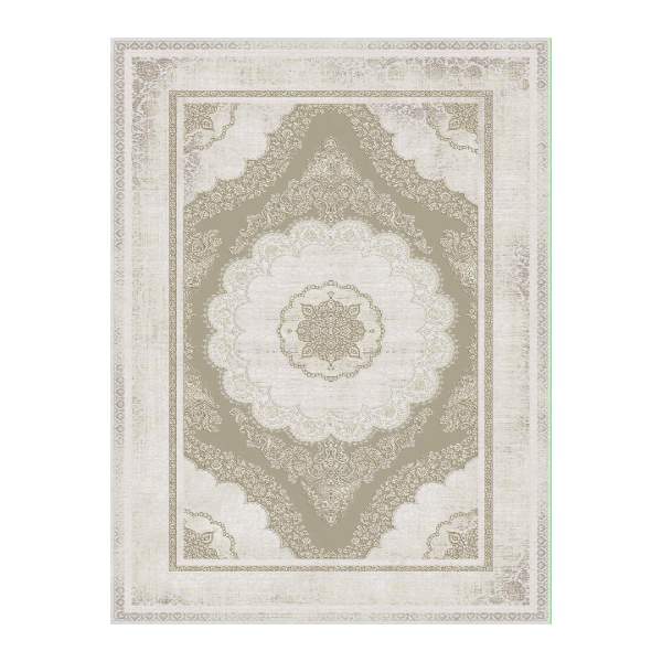 Ковер Rodin Beige 6804/XF61  Beyaz/Beige 1,0*2,0  овал