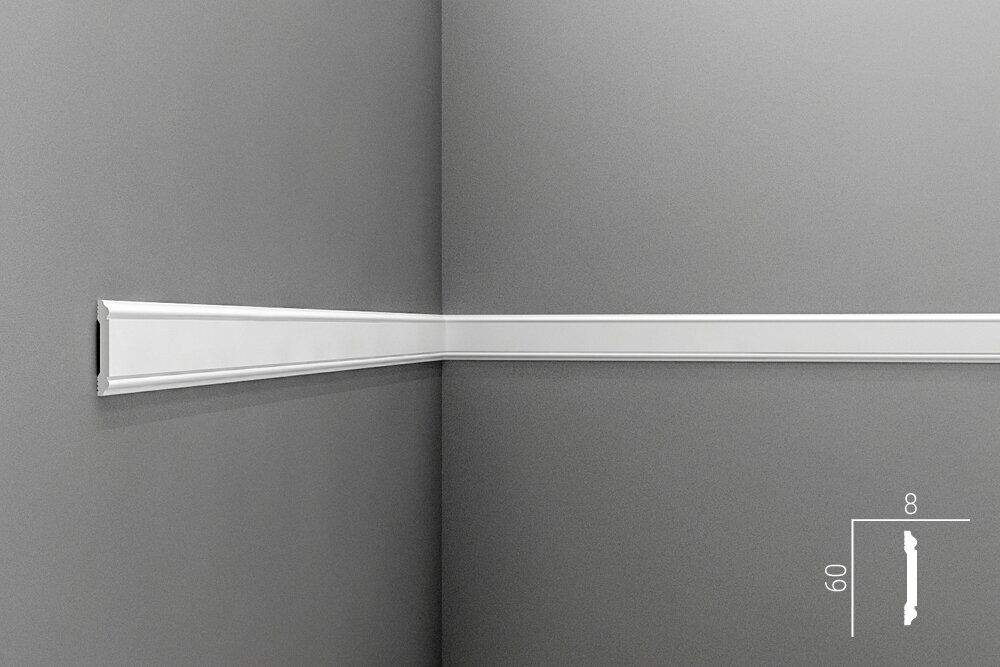 Коска Молдинг М8 (60х8х2000мм)