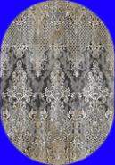 Ковер Califa A4680A/LS2  1,6x2.3  Antrasit C./Mustard  овал