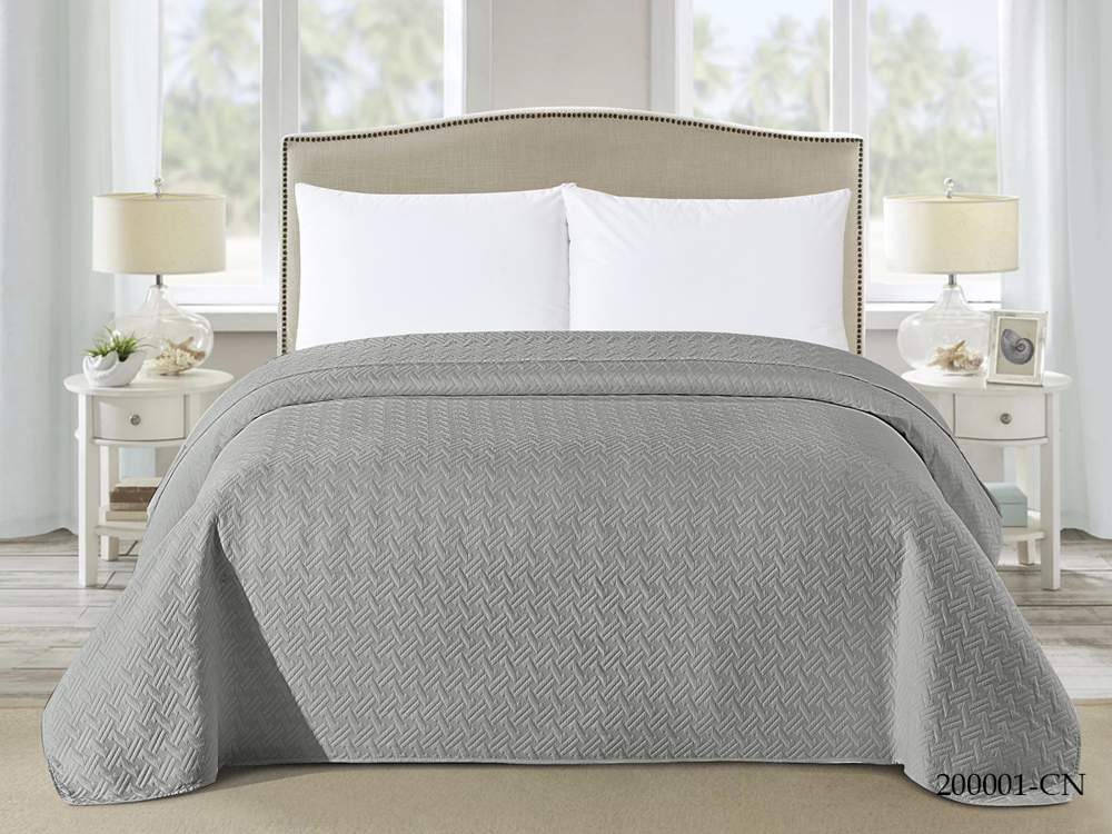 CLEO Покрывало Caroline 001 240х260 240/001-CN серый