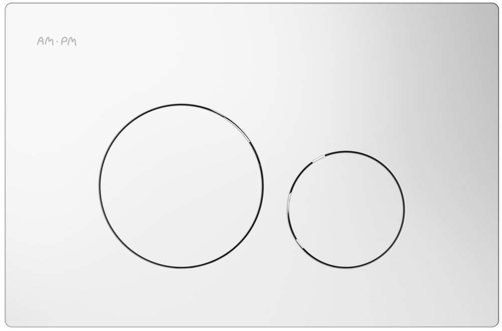 Клавиша  I049001 PRO L  д/инсталляции пневм.,пластик,белый