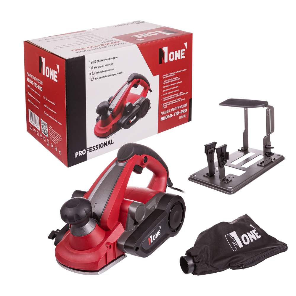 Рубанок NUMBER ONE NH040-110-PRO 1400Вт 15000об/мин 