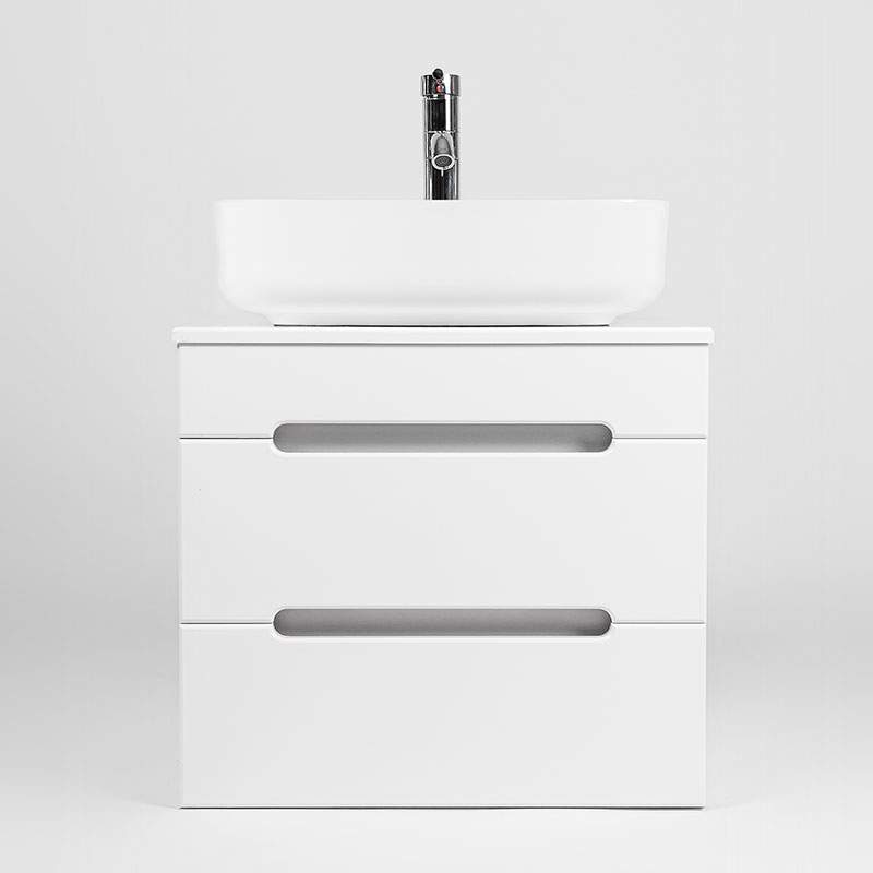 Тумба подвес. Марсель 57 2ящ. со столеш.   VMAR57N-T2YP 502*574*576