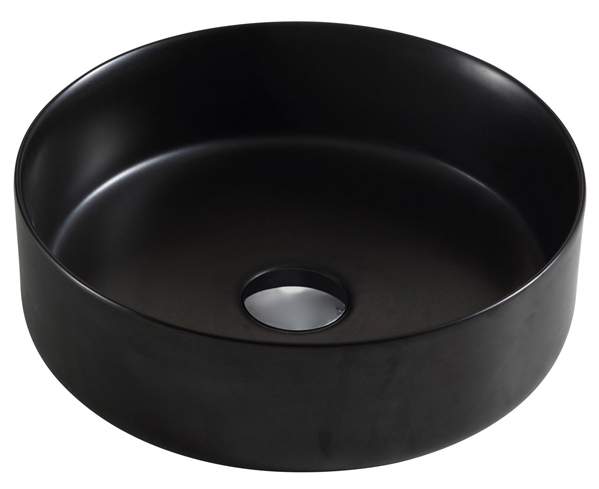 Раковина RD-103MB накладная на столешницу Черный матов. 360х360х120мм