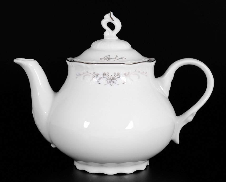 CONSTANCE Серый орнамент Чайник 1200мл 7351100 КЛФ4598/18591/БТФ0785