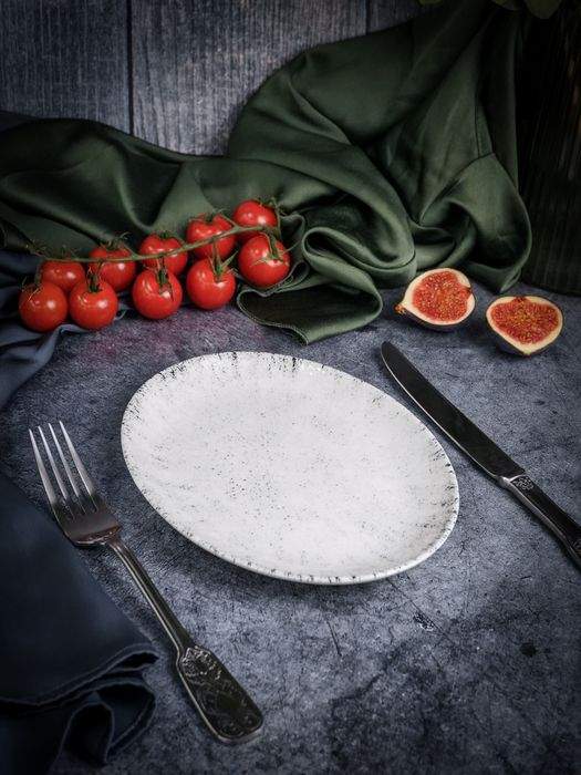 PORLAND Blizzard Блюдо 112126 овальное 26х19см фарфор