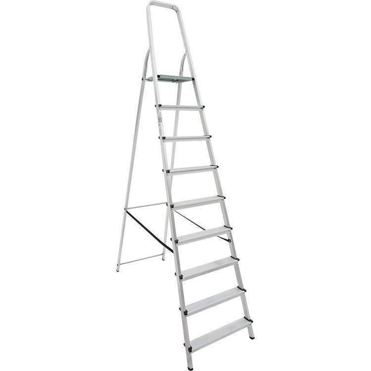 Стремянка  NV1110  алюминивая 9 ступеней  1110109 194см