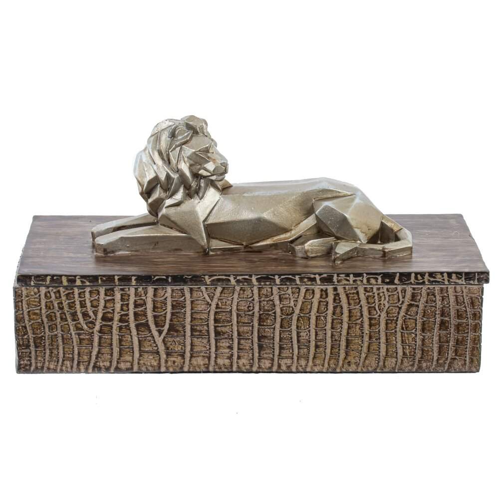 REMECO COLLECTION Шкатулка 799183 Лев 28х11х15см